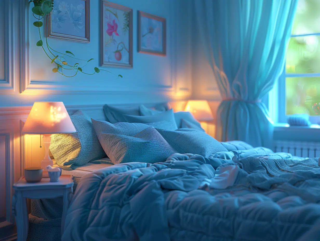 Chambre bleu nuit : idées déco pour une ambiance cosy et apaisante