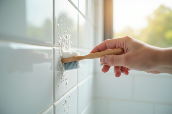 Nettoyer les joints de douche avec des ingrédients naturels